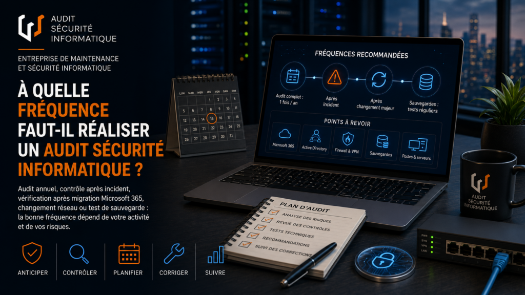 À quelle fréquence faut-il réaliser un audit sécurité informatique ?